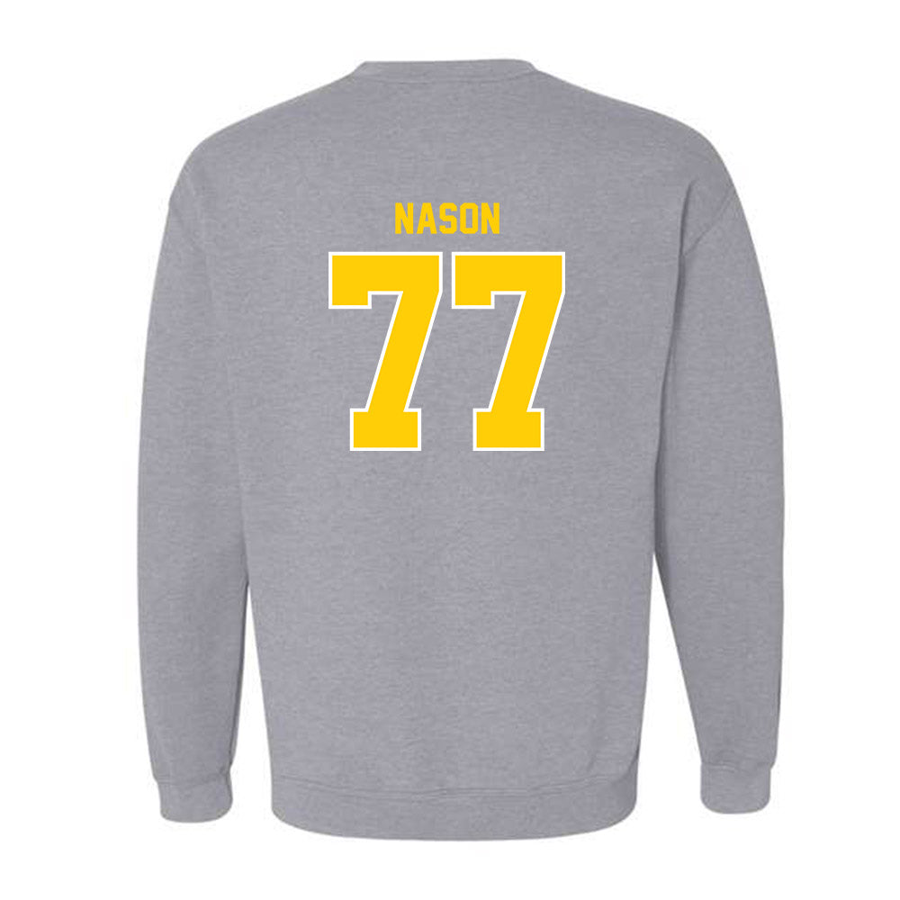 Michigan Tech - NCAA Football : Max Nason - Generic Shersey Crewneck Sweatshirt