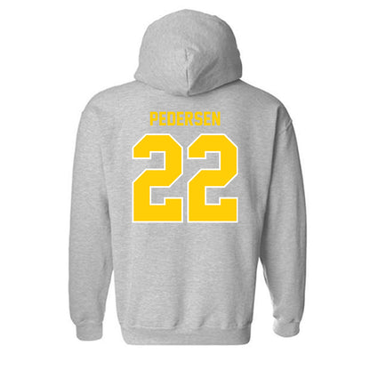 Michigan Tech - NCAA Men's Ice Hockey : Marcus Pedersen - Generic Shersey Hooded Sweatshirt