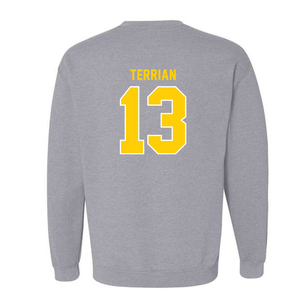 Michigan Tech - NCAA Men's Basketball : Josh Terrian - Generic Shersey Crewneck Sweatshirt