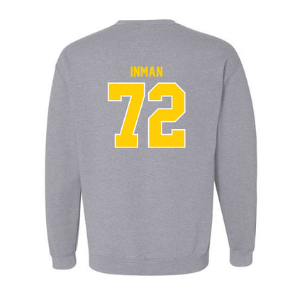 Michigan Tech - NCAA Football : Bryar Inman - Generic Shersey Crewneck Sweatshirt-1