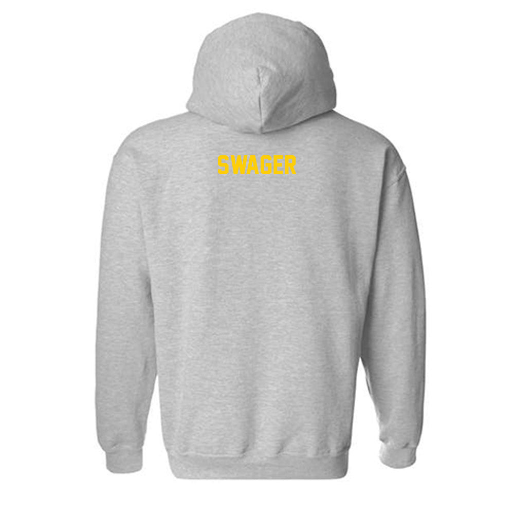Michigan Tech - NCAA Men's Cross Country : Zebedee Swager - Generic Shersey Hooded Sweatshirt-1
