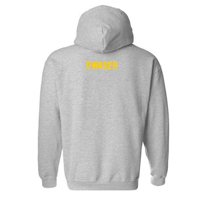 Michigan Tech - NCAA Men's Cross Country : Zebedee Swager - Generic Shersey Hooded Sweatshirt-1