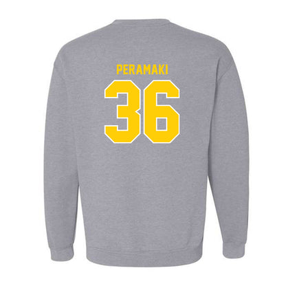 Michigan Tech - NCAA Football : Josiah Peramaki - Generic Shersey Crewneck Sweatshirt-1