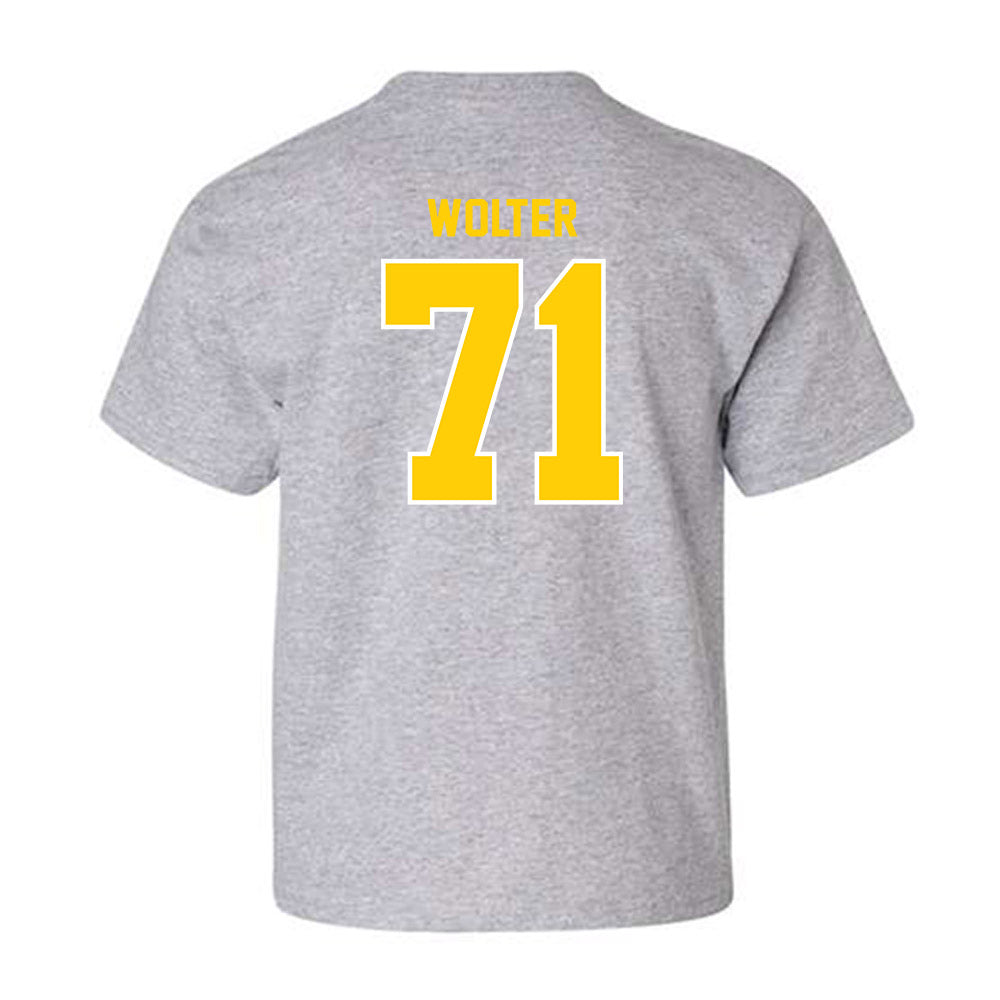 Michigan Tech - NCAA Football : Mason Wolter - Generic Shersey Youth T-Shirt-1
