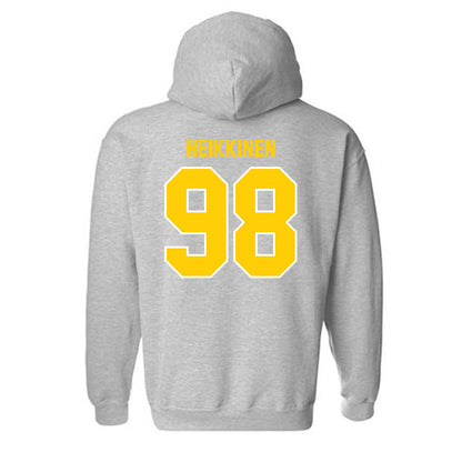 Michigan Tech - NCAA Football : Gauge Heikkinen - Generic Shersey Hooded Sweatshirt-1