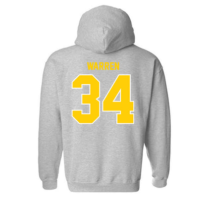 Michigan Tech - NCAA Men's Basketball : Grant Warren - Generic Shersey Hooded Sweatshirt
