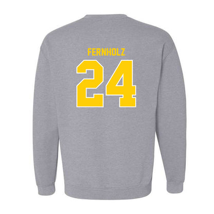 Michigan Tech - NCAA Men's Basketball : Ty Fernholz - Generic Shersey Crewneck Sweatshirt