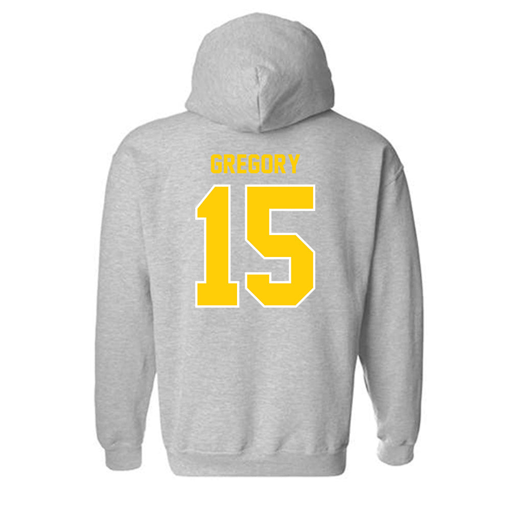 Michigan Tech - NCAA Women's Soccer : Amelia Gregory - Generic Shersey Hooded Sweatshirt-1