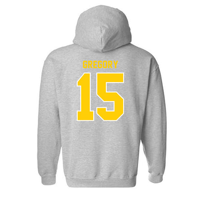 Michigan Tech - NCAA Women's Soccer : Amelia Gregory - Generic Shersey Hooded Sweatshirt-1