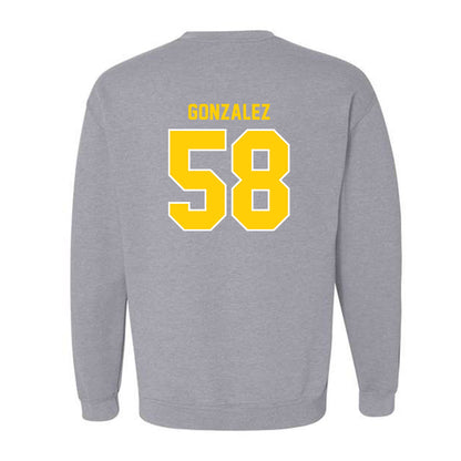 Michigan Tech - NCAA Football : Adrian Gonzalez - Generic Shersey Crewneck Sweatshirt-1