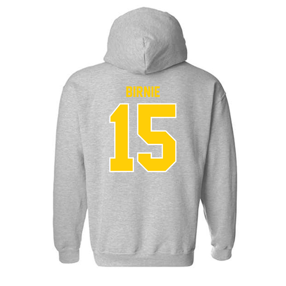 Michigan Tech - NCAA Men's Ice Hockey : Carson Birnie - Generic Shersey Hooded Sweatshirt-1