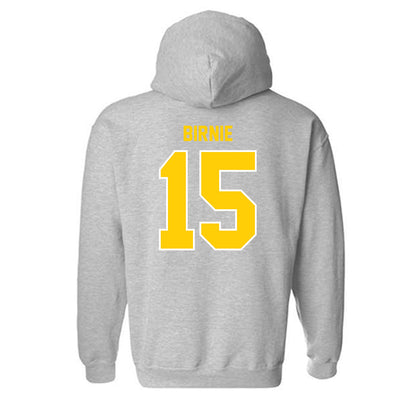 Michigan Tech - NCAA Men's Ice Hockey : Carson Birnie - Generic Shersey Hooded Sweatshirt-1