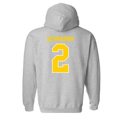 Michigan Tech - NCAA Men's Basketball : Matthew Schmainda Schmainda - Generic Shersey Hooded Sweatshirt