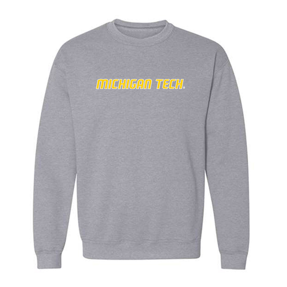 Michigan Tech - NCAA Men's Ice Hockey : Isaac Gordon - Generic Shersey Crewneck Sweatshirt