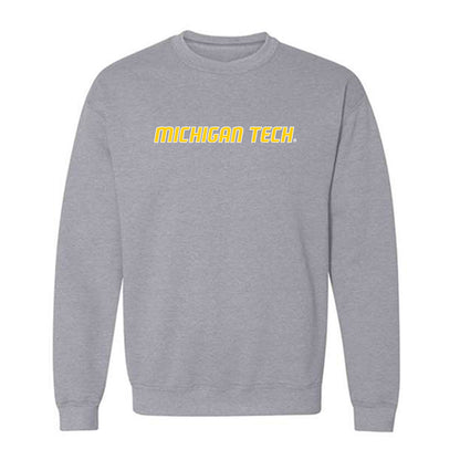 Michigan Tech - NCAA Men's Ice Hockey : Isaac Gordon - Generic Shersey Crewneck Sweatshirt