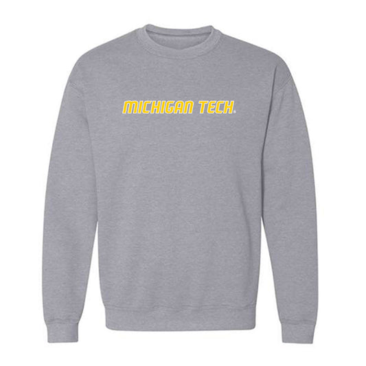 Michigan Tech - NCAA Football : Gauge Heikkinen - Generic Shersey Crewneck Sweatshirt-0