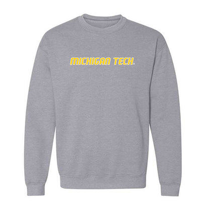 Michigan Tech - NCAA Men's Ice Hockey : Rylan Gould - Generic Shersey Crewneck Sweatshirt-0