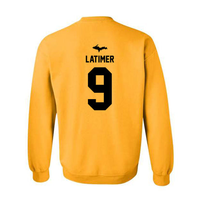 Michigan Tech - NCAA Men's Ice Hockey : Carson Latimer - Generic Shersey Crewneck Sweatshirt-1