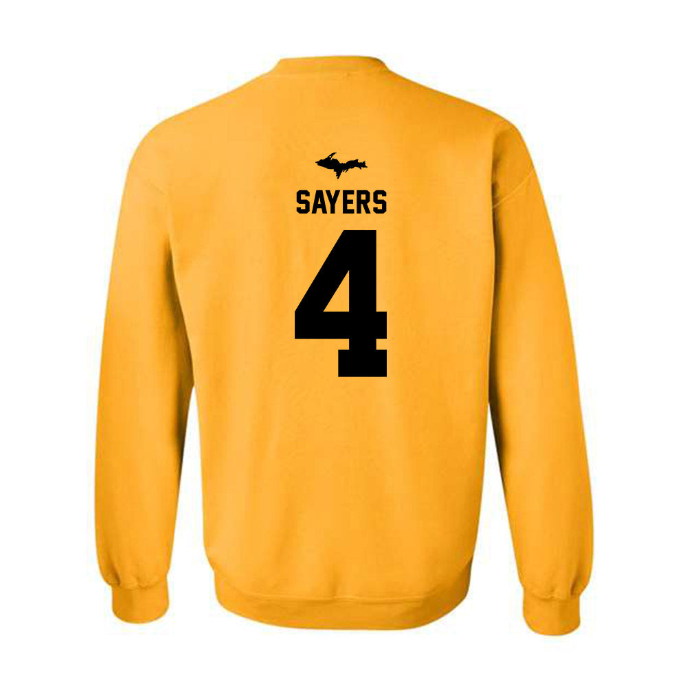 Michigan Tech - NCAA Women's Soccer : Abbey Sayers - Generic Shersey Crewneck Sweatshirt-1