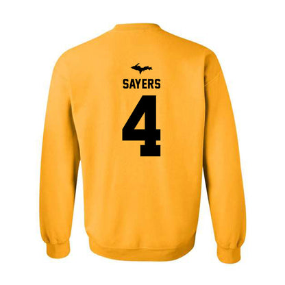 Michigan Tech - NCAA Women's Soccer : Abbey Sayers - Generic Shersey Crewneck Sweatshirt-1