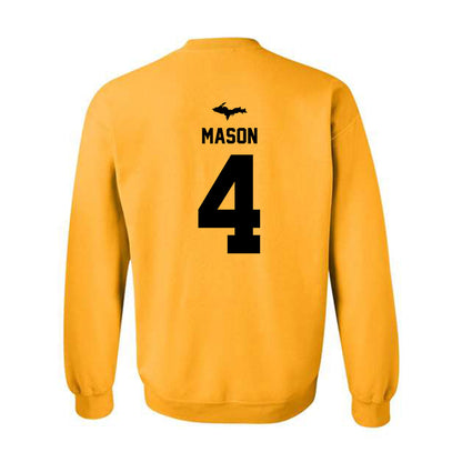 Michigan Tech - NCAA Women's Basketball : Ella Mason - Generic Shersey Crewneck Sweatshirt