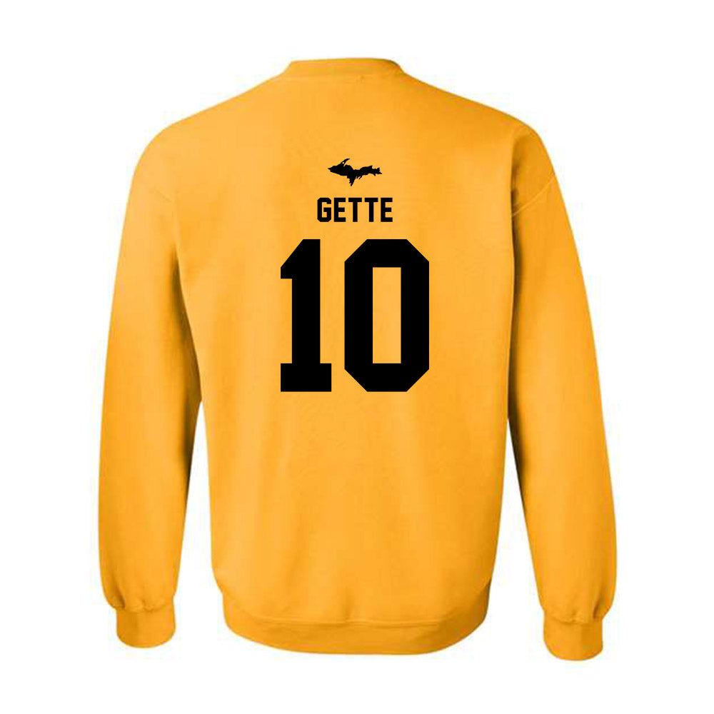 Michigan Tech - NCAA Women's Soccer : Olivia Gette - Generic Shersey Crewneck Sweatshirt-1