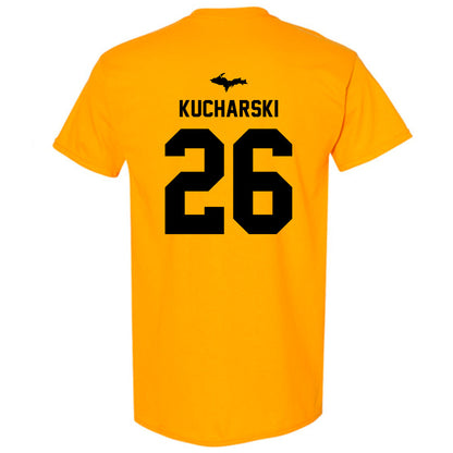 Michigan Tech - NCAA Football : Avery Kucharski - Generic Shersey T-Shirt-1