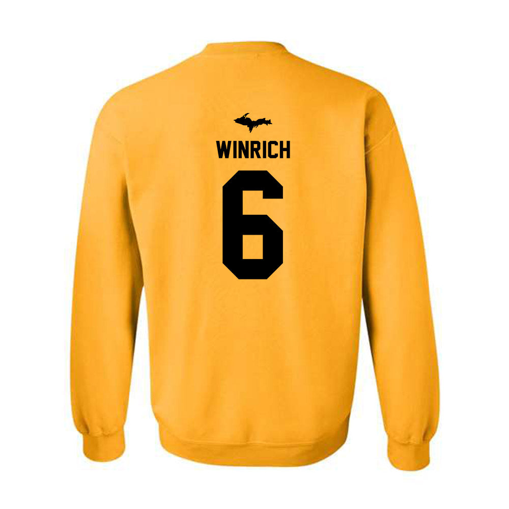 Michigan Tech - NCAA Women's Soccer : Ryley Winrich - Generic Shersey Crewneck Sweatshirt