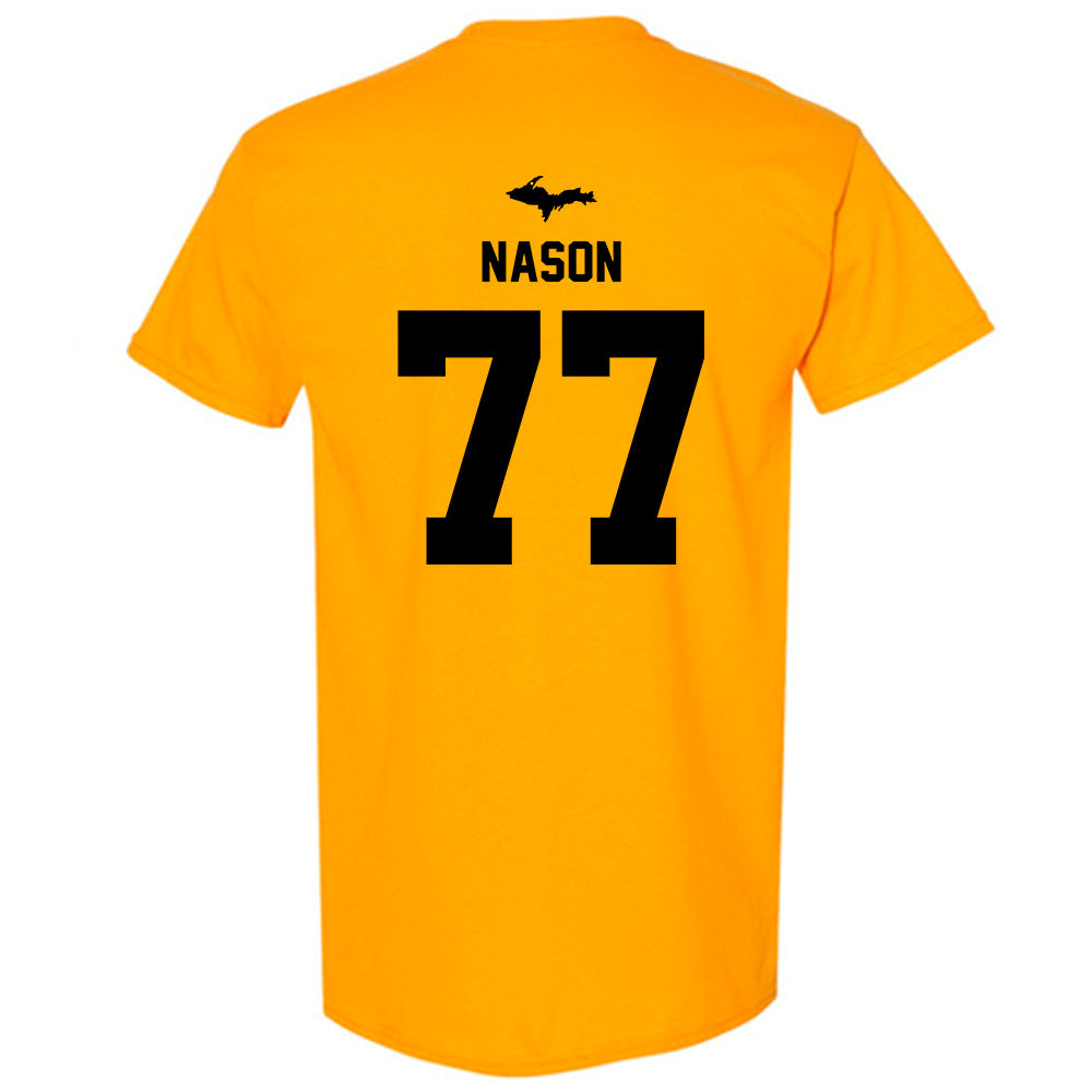 Michigan Tech - NCAA Football : Max Nason - Generic Shersey T-Shirt