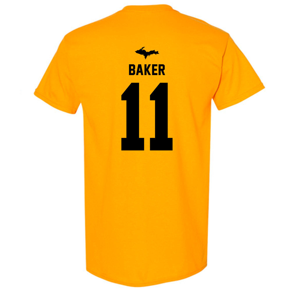 Michigan Tech - NCAA Men's Ice Hockey : Owen Baker - Generic Shersey T-Shirt