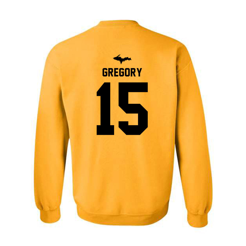 Michigan Tech - NCAA Women's Soccer : Amelia Gregory - Generic Shersey Crewneck Sweatshirt-1