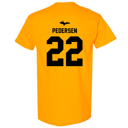 Michigan Tech - NCAA Men's Ice Hockey : Marcus Pedersen - Generic Shersey T-Shirt