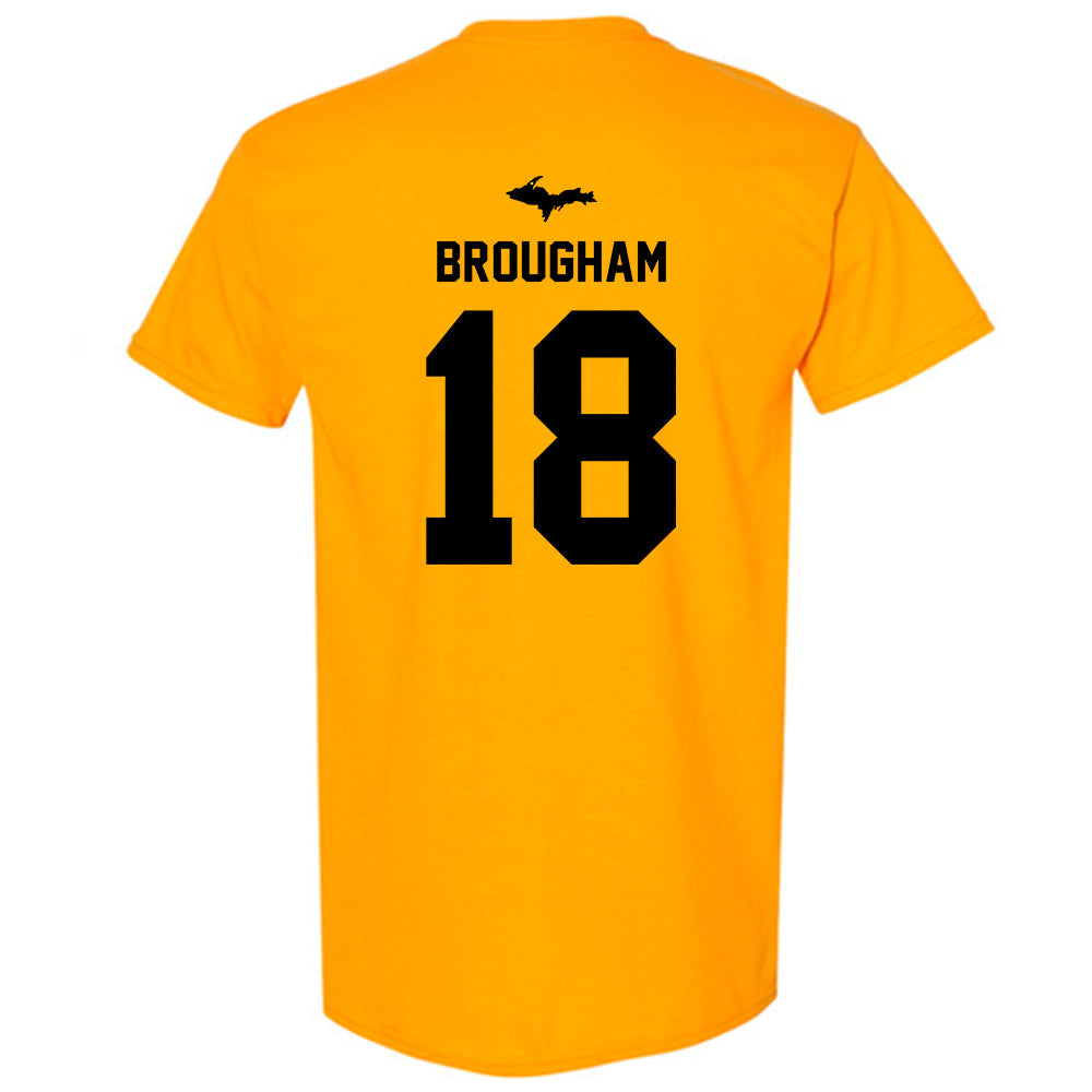 Michigan Tech - NCAA Women's Soccer : Melanie Brougham - Generic Shersey T-Shirt-1