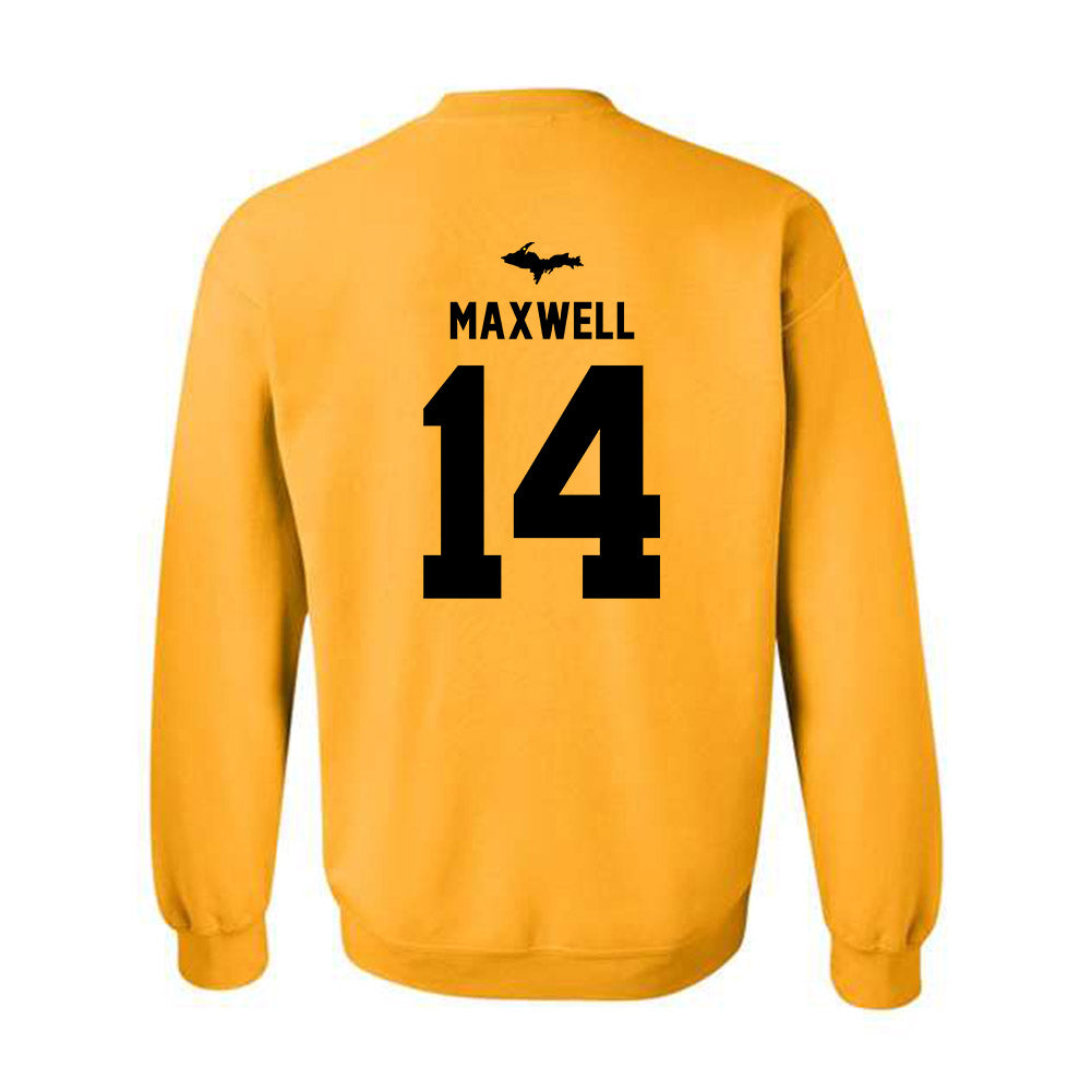 Michigan Tech - NCAA Women's Basketball : Kaitlyn Maxwell - Generic Shersey Crewneck Sweatshirt