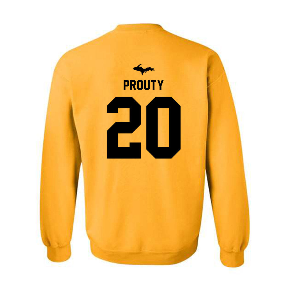 Michigan Tech - NCAA Men's Ice Hockey : Joe Prouty - Generic Shersey Crewneck Sweatshirt-1
