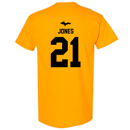 Michigan Tech - NCAA Women's Soccer : Olivia Jones - Generic Shersey T-Shirt-1