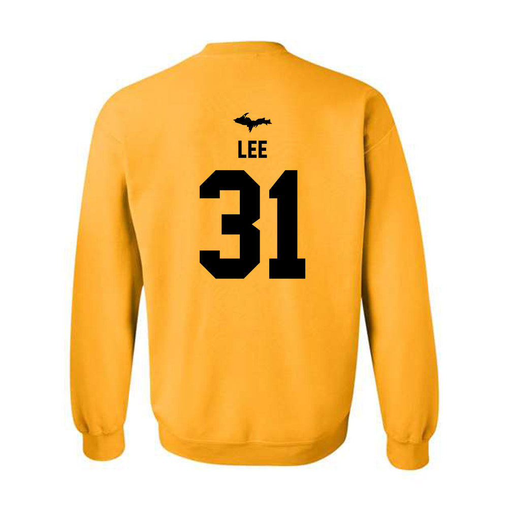 Michigan Tech - NCAA Men's Ice Hockey : Bryant Lee - Generic Shersey Crewneck Sweatshirt