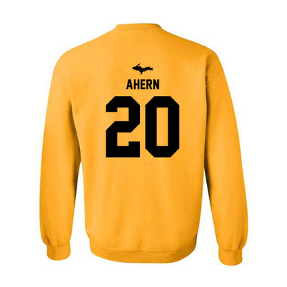 Michigan Tech - NCAA Football : Sam Ahern - Generic Shersey Crewneck Sweatshirt