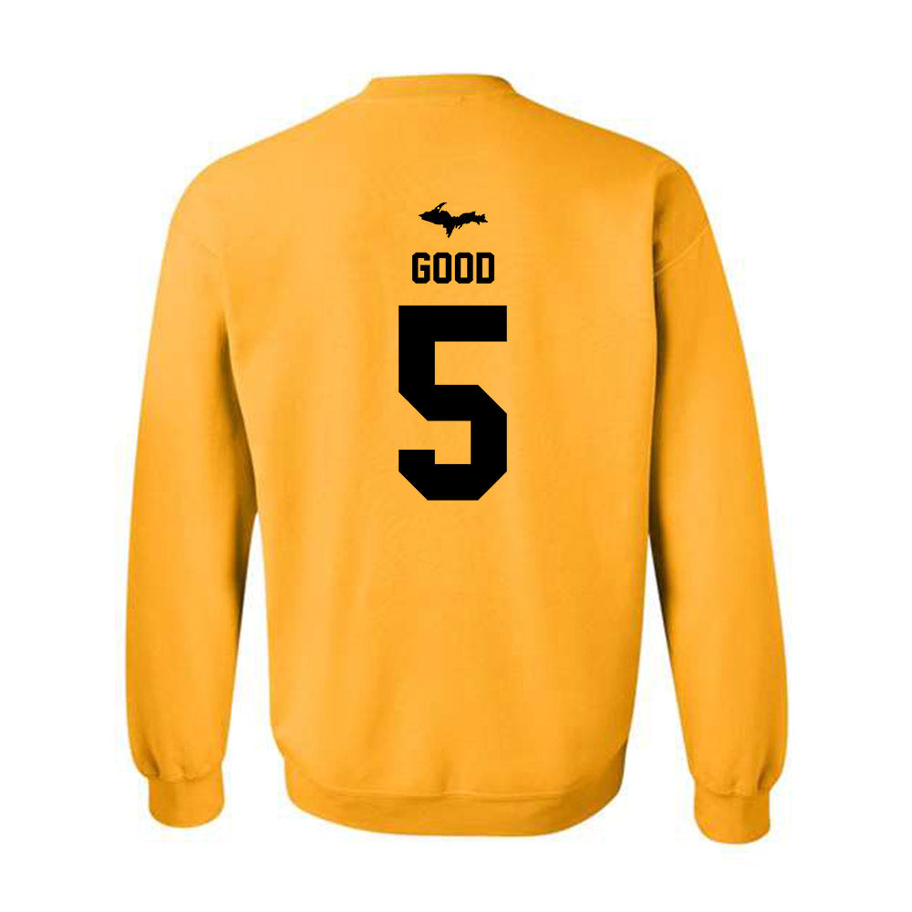 Michigan Tech - NCAA Football : Dionte' Good - Generic Shersey Crewneck Sweatshirt-1
