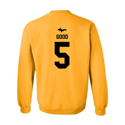Michigan Tech - NCAA Football : Dionte' Good - Generic Shersey Crewneck Sweatshirt-1