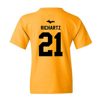 Michigan Tech - NCAA Men's Ice Hockey : Blais Richartz - Generic Shersey Youth T-Shirt