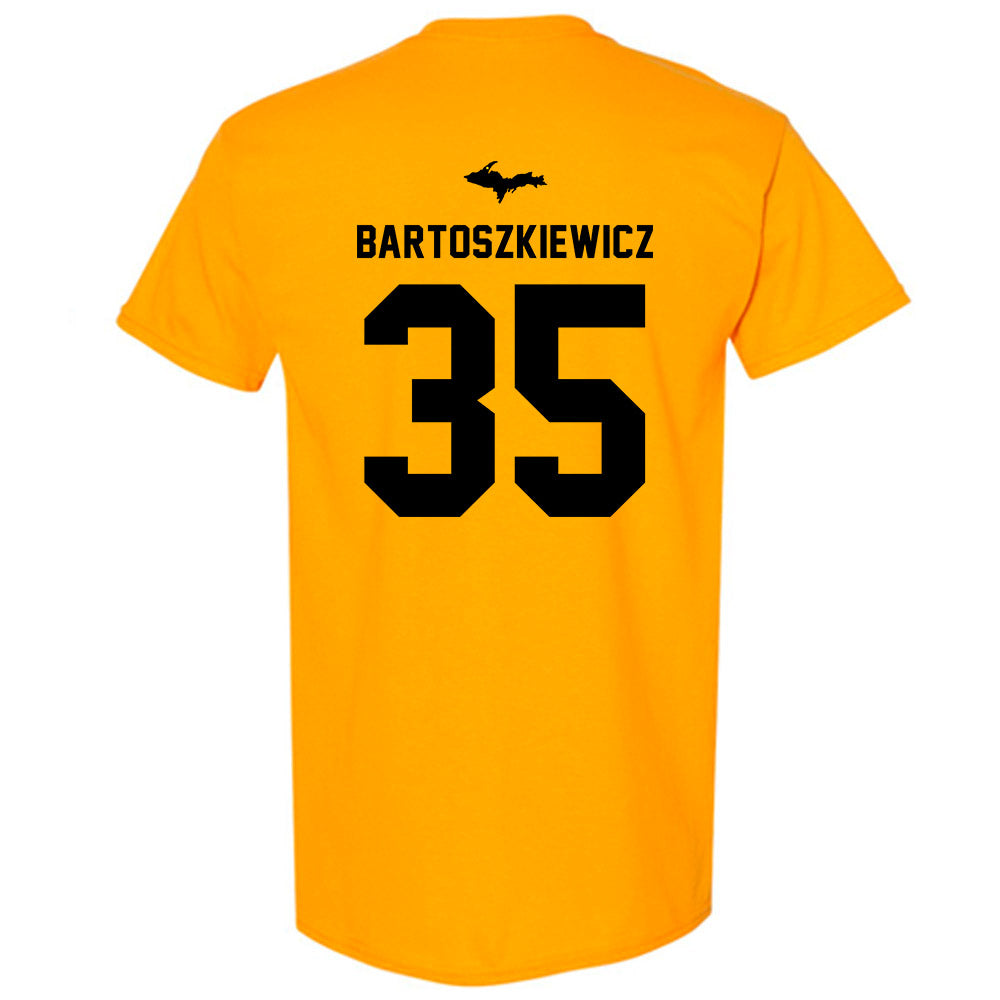Michigan Tech - NCAA Men's Ice Hockey : Owen Bartoszkiewicz - Generic Shersey T-Shirt-1