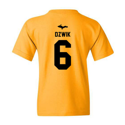 Michigan Tech - NCAA Women's Volleyball : Brooke Dzwik - Generic Shersey Youth T-Shirt