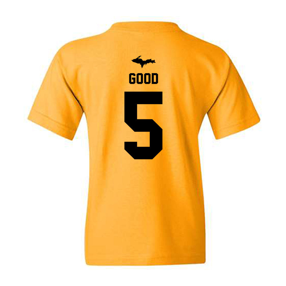 Michigan Tech - NCAA Football : Dionte' Good - Generic Shersey Youth T-Shirt-1
