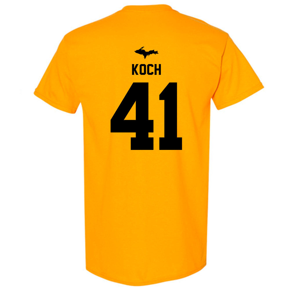 Michigan Tech - NCAA Football : Chase Koch - Generic Shersey T-Shirt