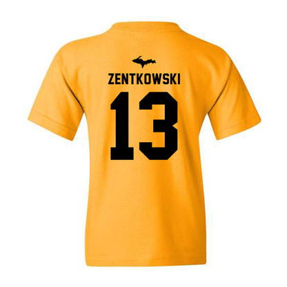 Michigan Tech - NCAA Women's Basketball : Kloe Zentkowski - Generic Shersey Youth T-Shirt