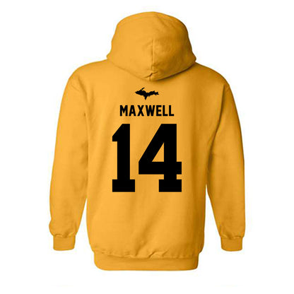 Michigan Tech - NCAA Women's Basketball : Kaitlyn Maxwell - Generic Shersey Hooded Sweatshirt