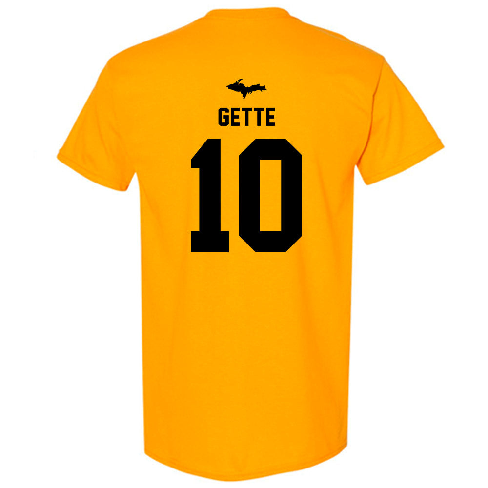 Michigan Tech - NCAA Women's Soccer : Olivia Gette - Generic Shersey T-Shirt-1
