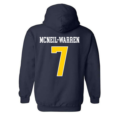 Toledo - NCAA Football : Emmanuel McNeil-Warren - Classic Shersey Hooded Sweatshirt-3