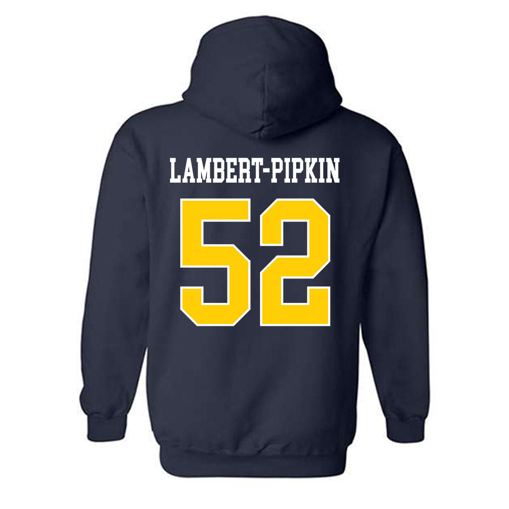 Toledo - NCAA Football : Lucas Lambert-Pipkin - Classic Shersey Hooded Sweatshirt-3